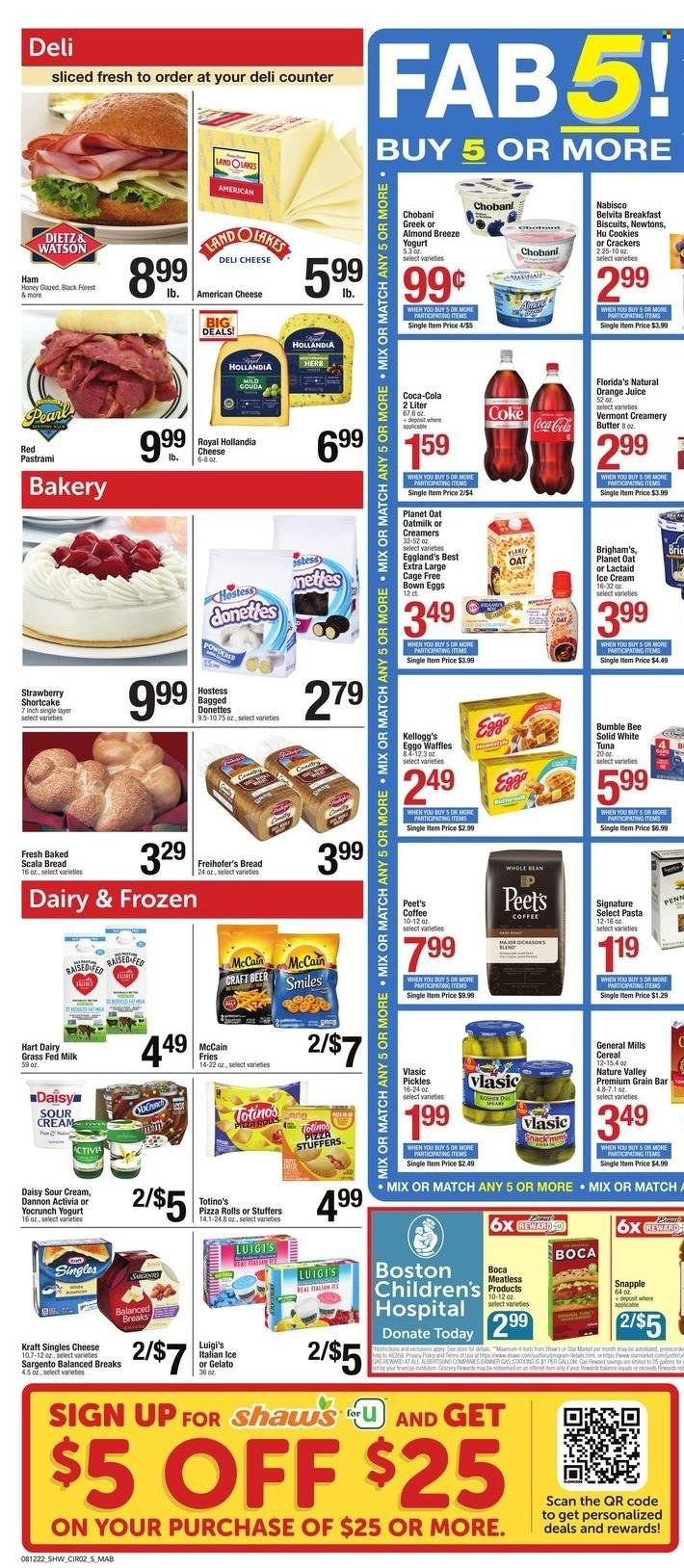 Shaw’s (MA, ME, NH, RI, VT) Weekly Ad Flyer Specials August 12 to August 18, 2022