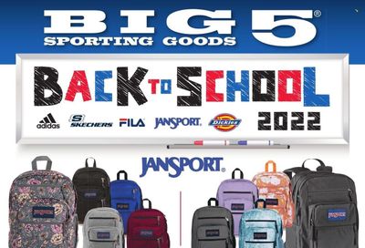 Big 5 (AZ, CA, CO, ID, NM, OR, UT, WA) Weekly Ad Flyer Specials August 12 to August 18, 2022