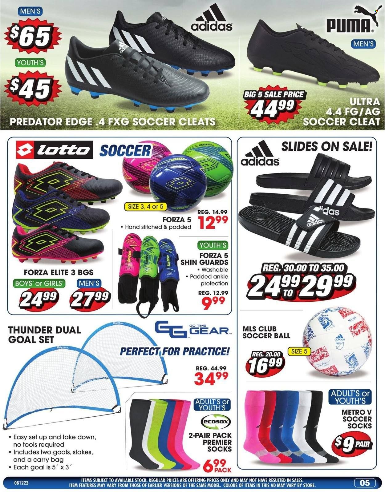 Big 5 (AZ, CA, CO, ID, NM, OR, UT, WA) Weekly Ad Flyer Specials August 12 to August 18, 2022
