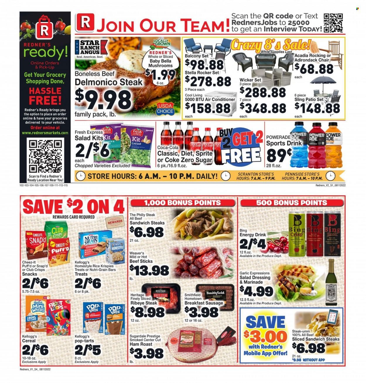 Redner's Markets (DE, MD, PA) Weekly Ad Flyer Specials August 11 to August 17, 2022
