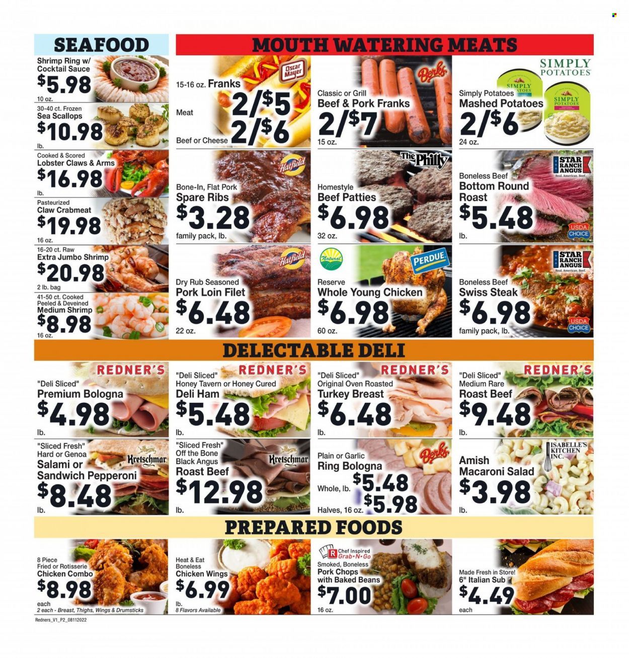 Redner's Markets (DE, MD, PA) Weekly Ad Flyer Specials August 11 to August 17, 2022