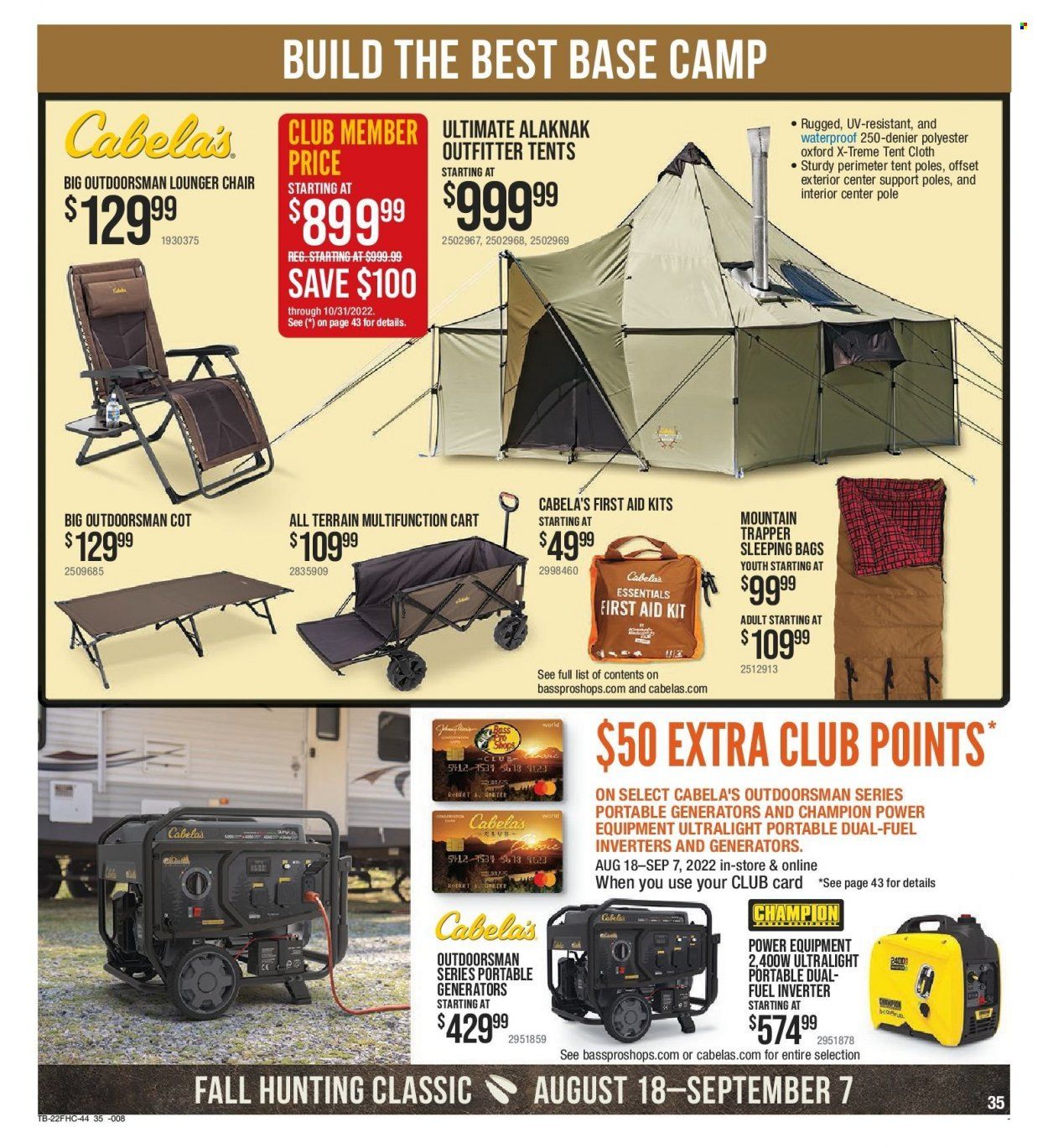 Cabela's (NM) Weekly Ad Flyer Specials August 18 to September 7, 2022