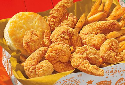 Save with the $5 Hushpuppy Butterfly Shrimp Combo Using In-app and Online Pickup Orders Through to October 2 at Popeyes Chicken