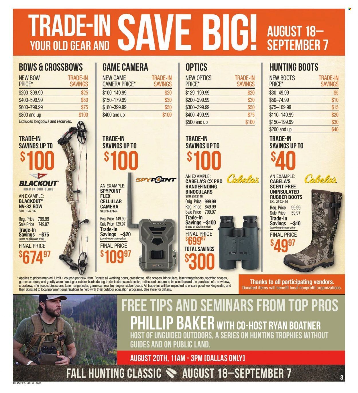 Bass Pro Shops (TX) Weekly Ad Flyer Specials August 18 to September 7, 2022