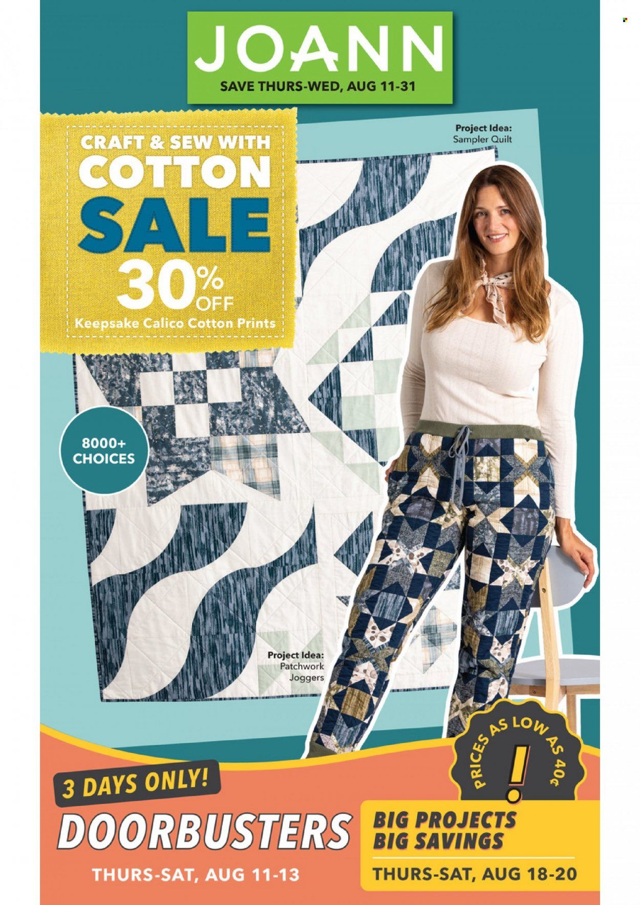 JOANN Weekly Ad Flyer Specials August 11 to August 31, 2022