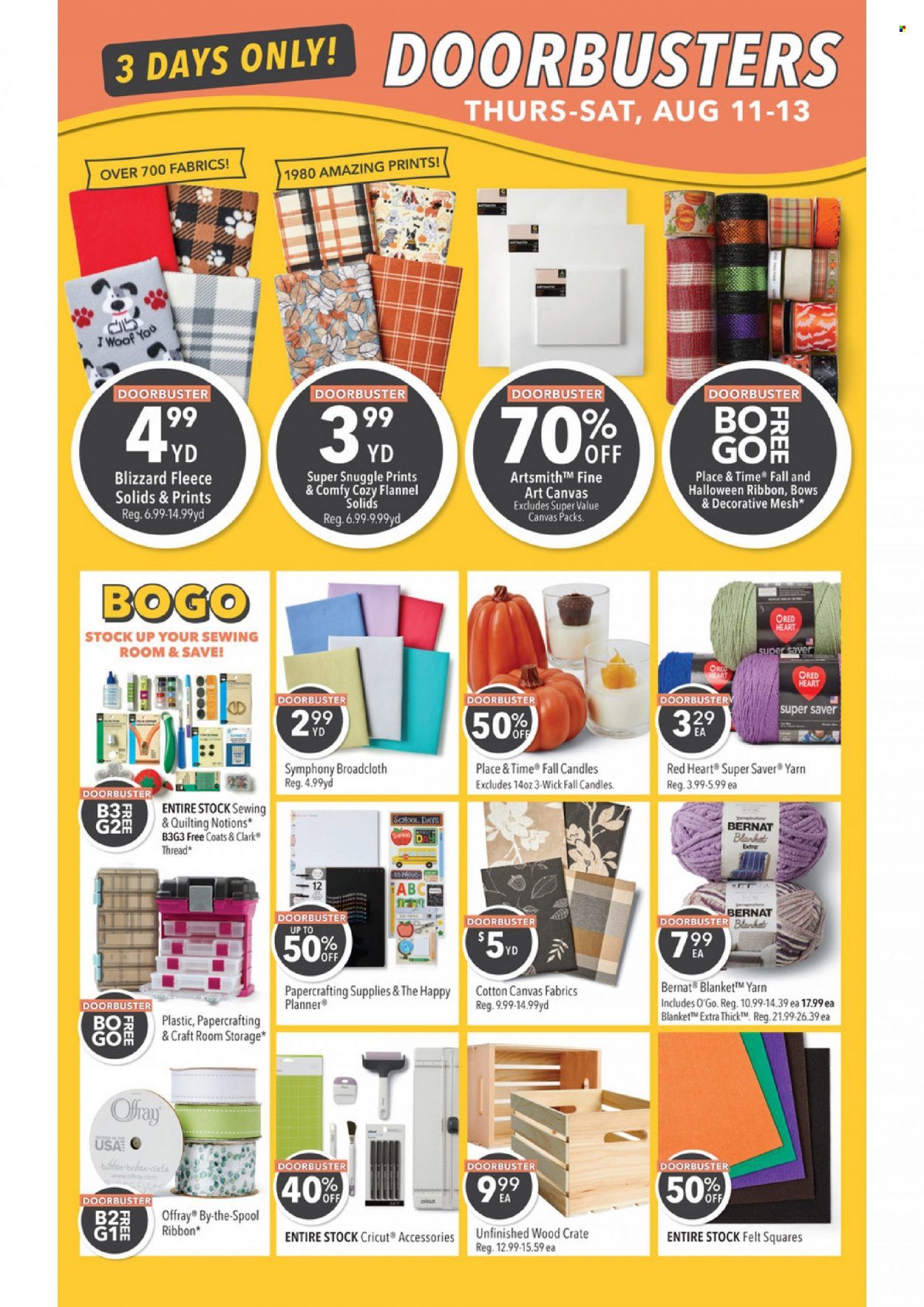 JOANN Weekly Ad Flyer Specials August 11 to August 31, 2022