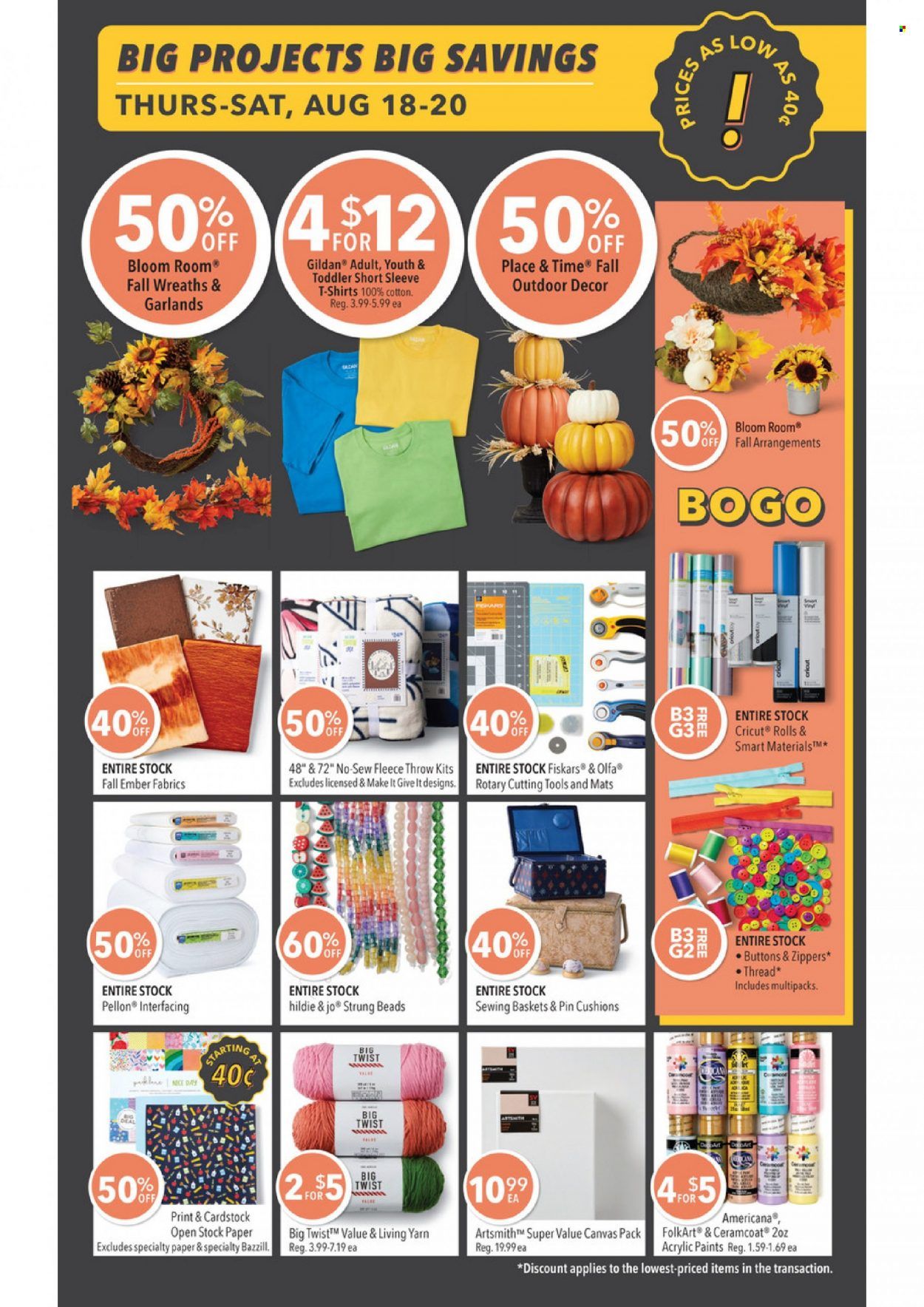 JOANN Weekly Ad Flyer Specials August 11 to August 31, 2022