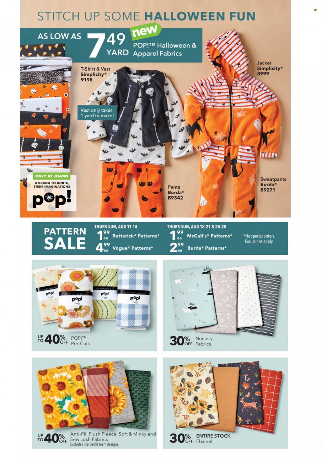 JOANN Weekly Ad Flyer Specials August 11 to August 31, 2022