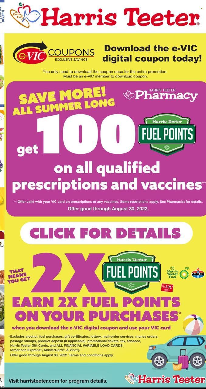 Harris Teeter Weekly Ad Flyer Specials August 10 to August 16, 2022