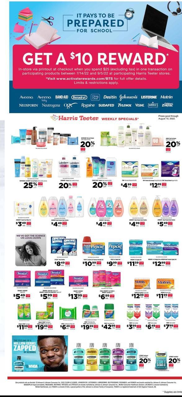 Harris Teeter Weekly Ad Flyer Specials August 10 to August 16, 2022