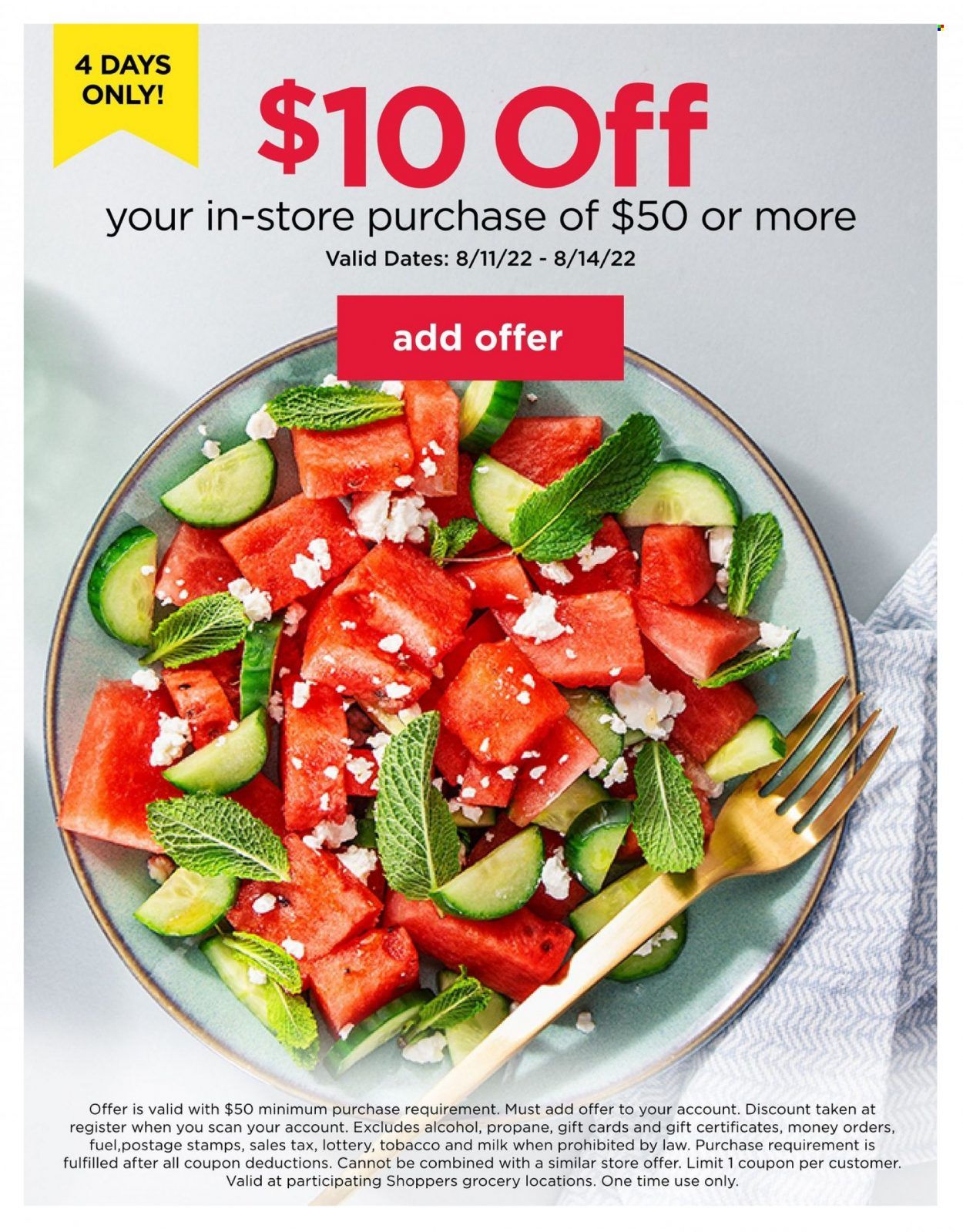 Shoppers (MD, VA) Weekly Ad Flyer Specials August 11 to August 14, 2022