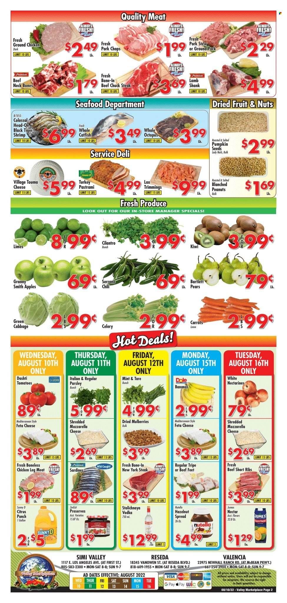 Valley Marketplace (CA) Weekly Ad Flyer Specials August 10 to August 16, 2022