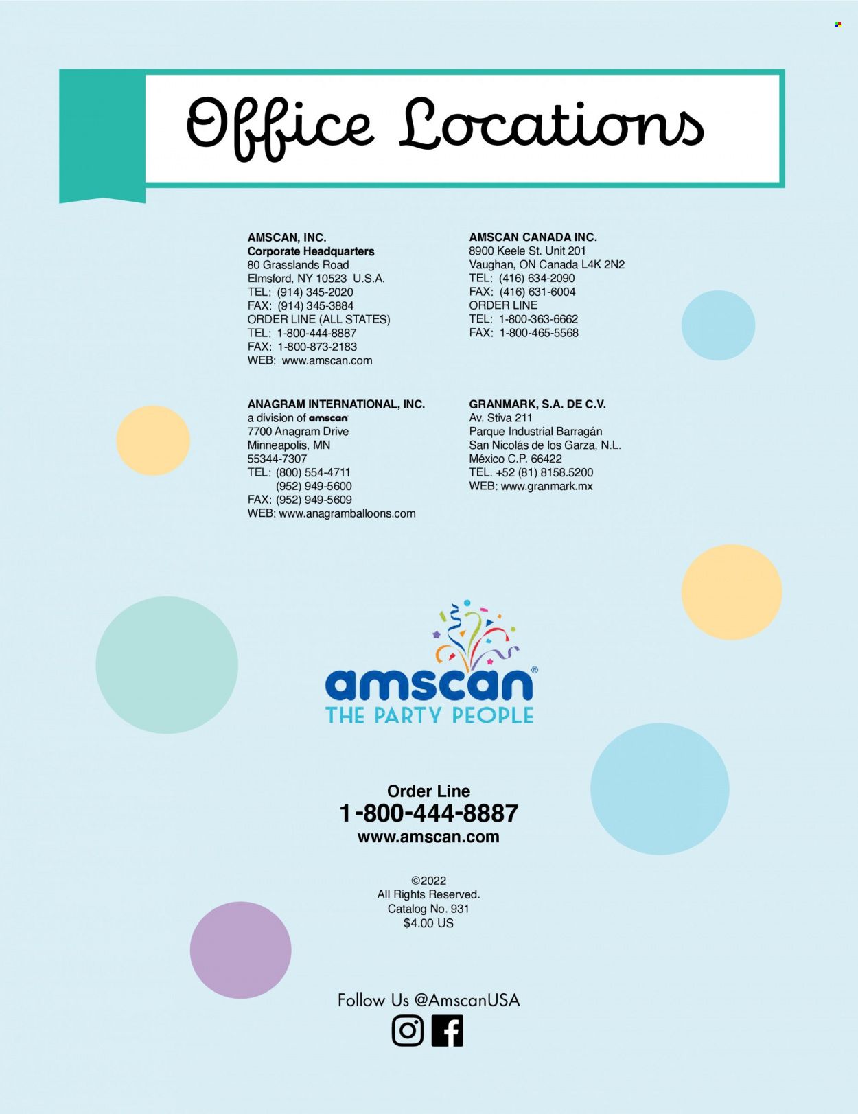 Amscan Promotions & Flyer Specials December 2022