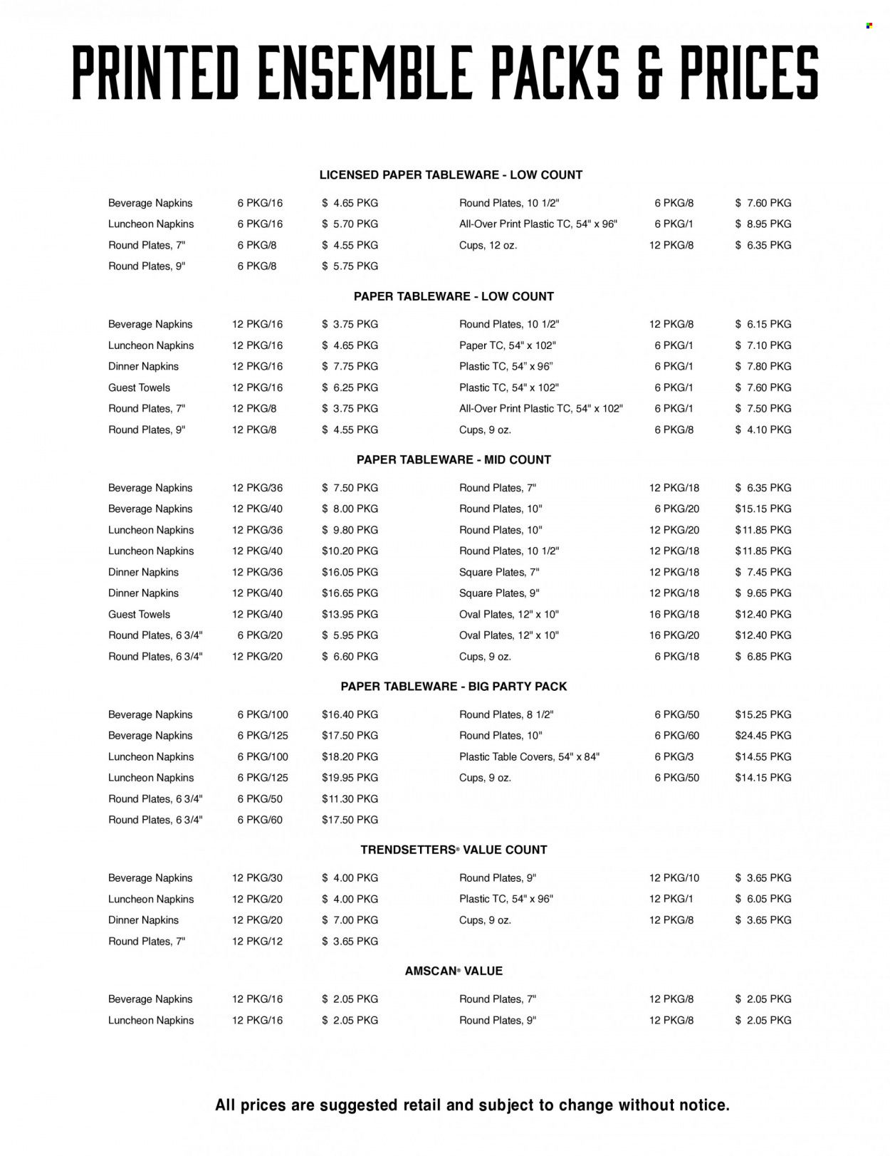 Amscan Promotions & Flyer Specials January 2023