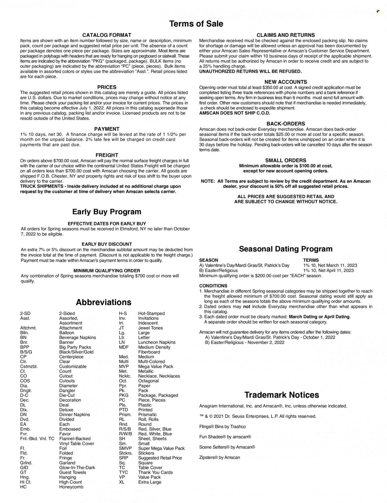 Amscan Promotions & Flyer Specials August 2022