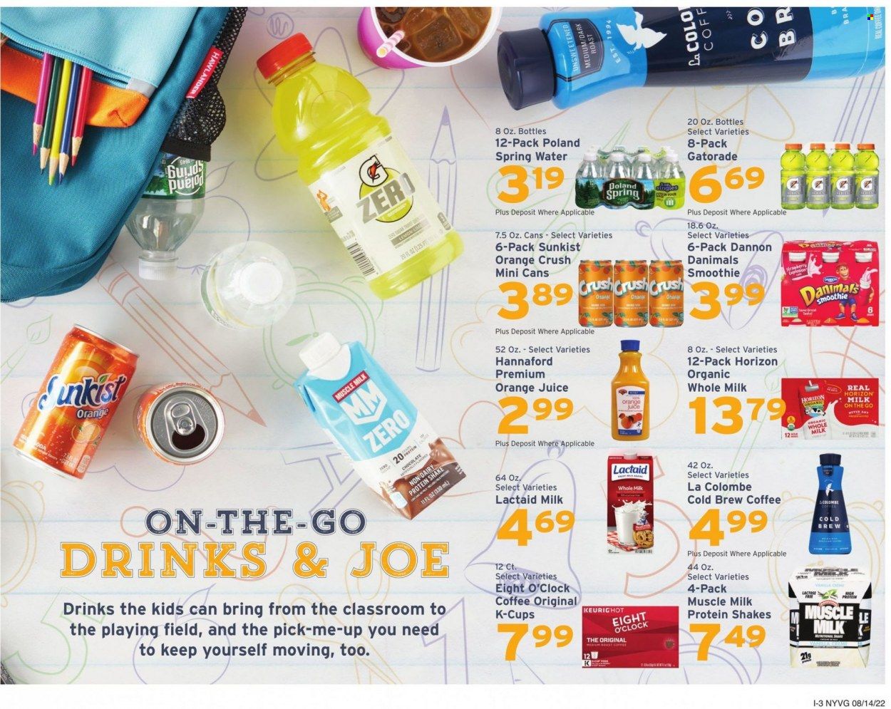 Hannaford (NY) Weekly Ad Flyer Specials August 14 to August 20, 2022