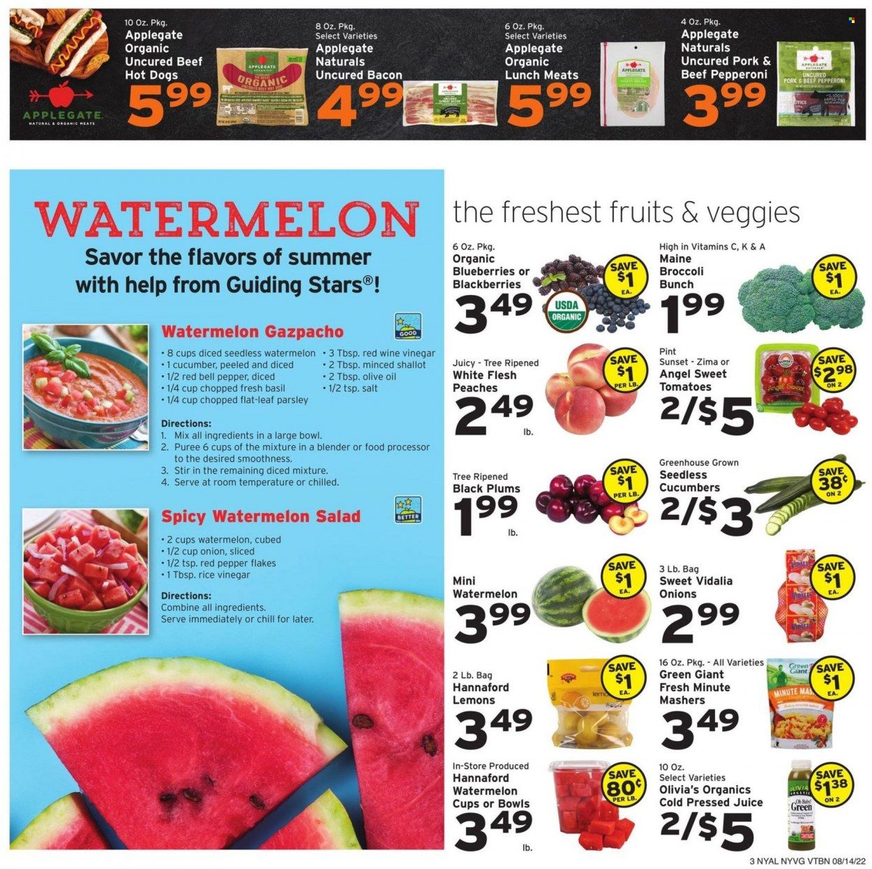 Hannaford (NY) Weekly Ad Flyer Specials August 14 to August 20, 2022
