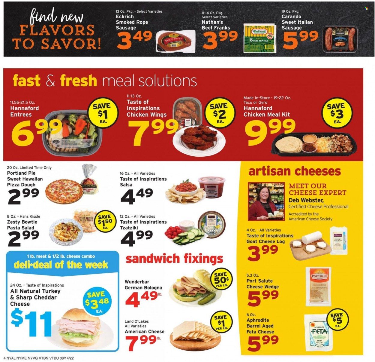 Hannaford (NY) Weekly Ad Flyer Specials August 14 to August 20, 2022