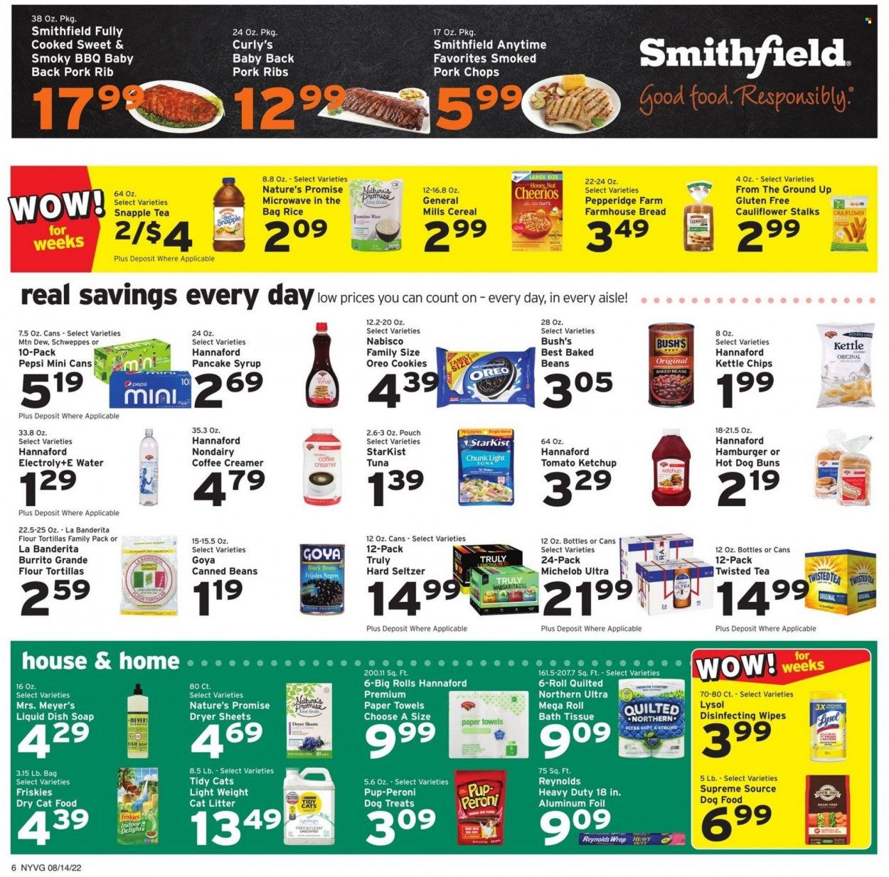 Hannaford (NY) Weekly Ad Flyer Specials August 14 to August 20, 2022