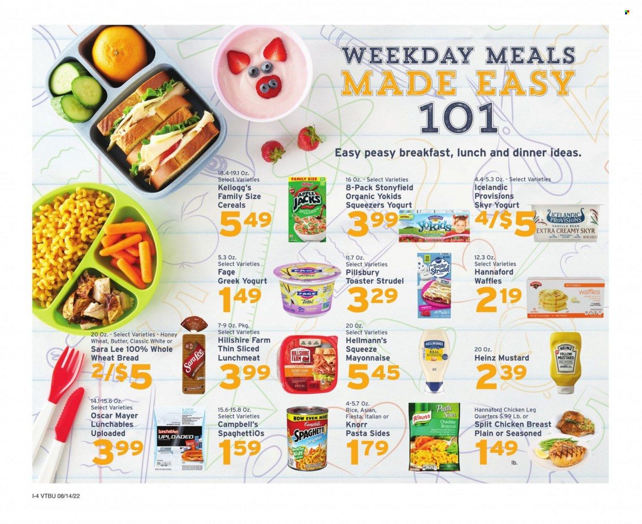 Hannaford (VT) Weekly Ad Flyer Specials August 14 to August 20, 2022