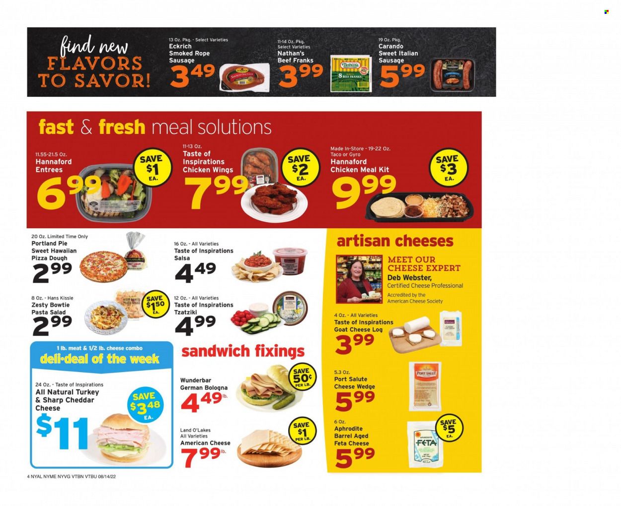 Hannaford (VT) Weekly Ad Flyer Specials August 14 to August 20, 2022