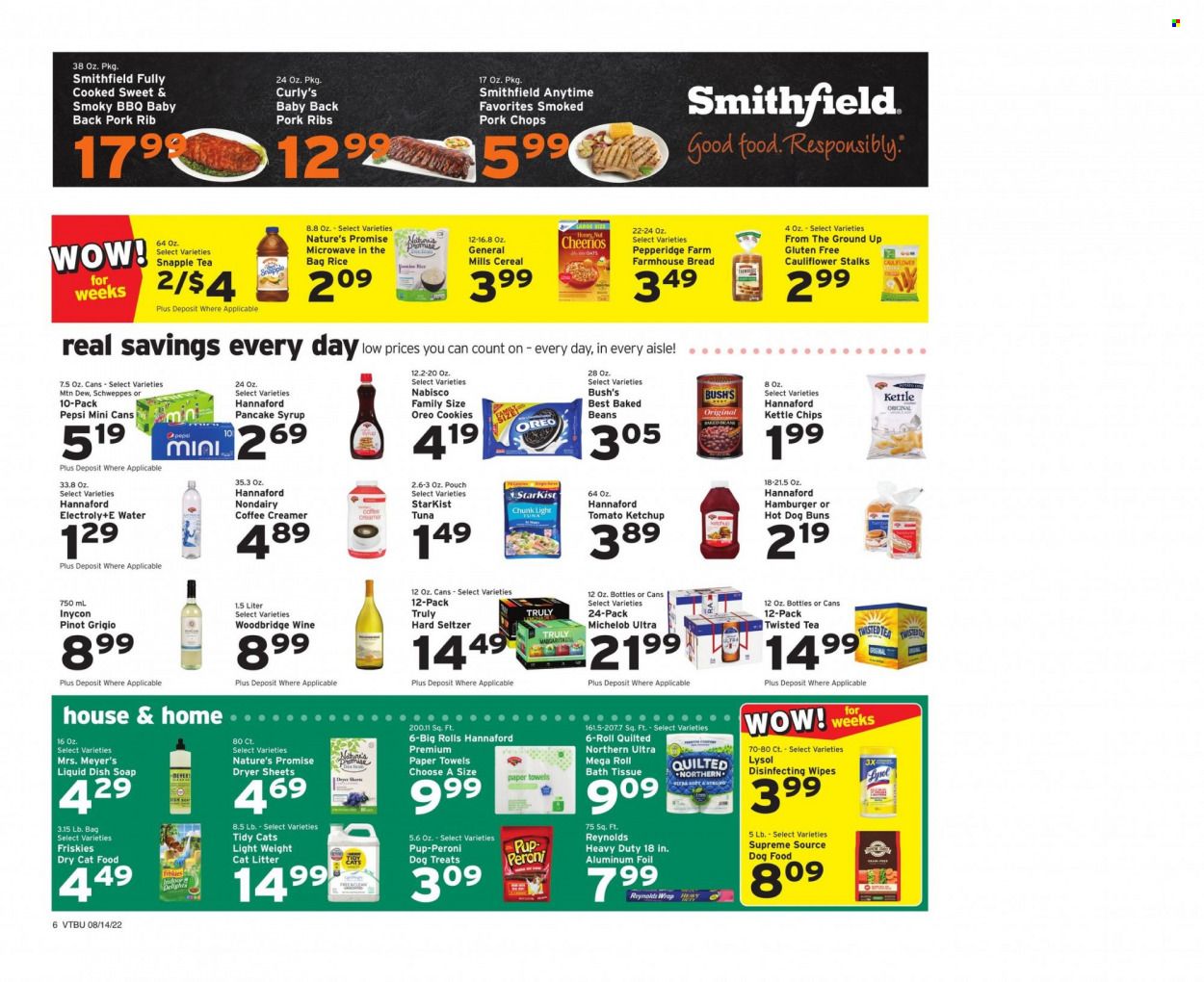 Hannaford (VT) Weekly Ad Flyer Specials August 14 to August 20, 2022