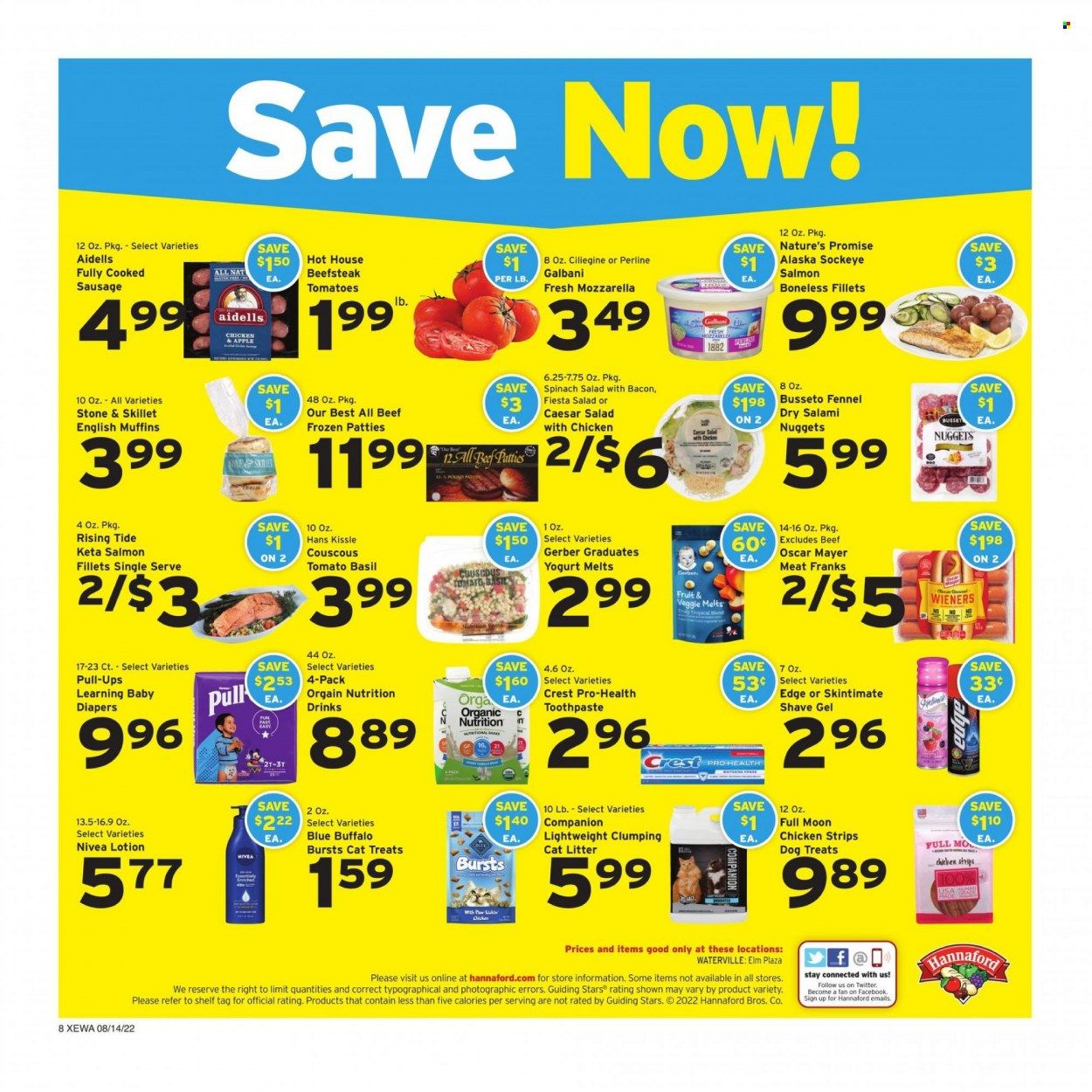 Hannaford (ME) Weekly Ad Flyer Specials August 14 to August 20, 2022