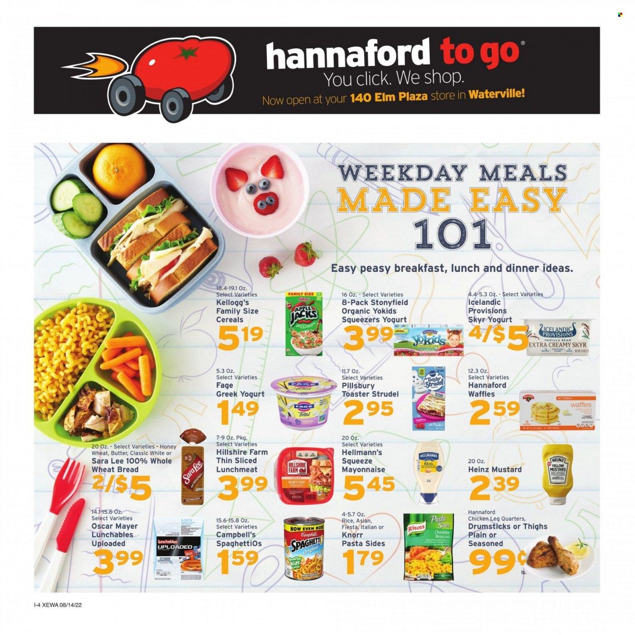 Hannaford (ME) Weekly Ad Flyer Specials August 14 to August 20, 2022