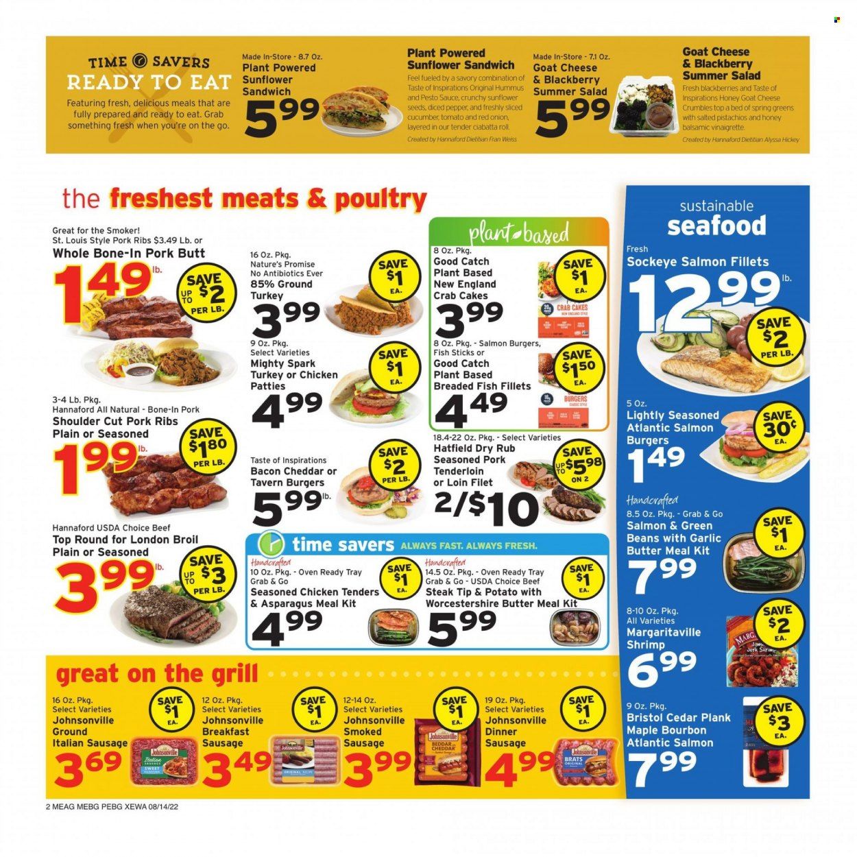 Hannaford (ME) Weekly Ad Flyer Specials August 14 to August 20, 2022