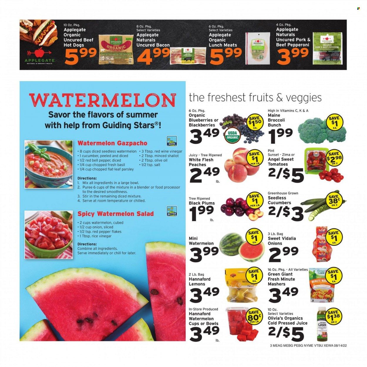 Hannaford (ME) Weekly Ad Flyer Specials August 14 to August 20, 2022