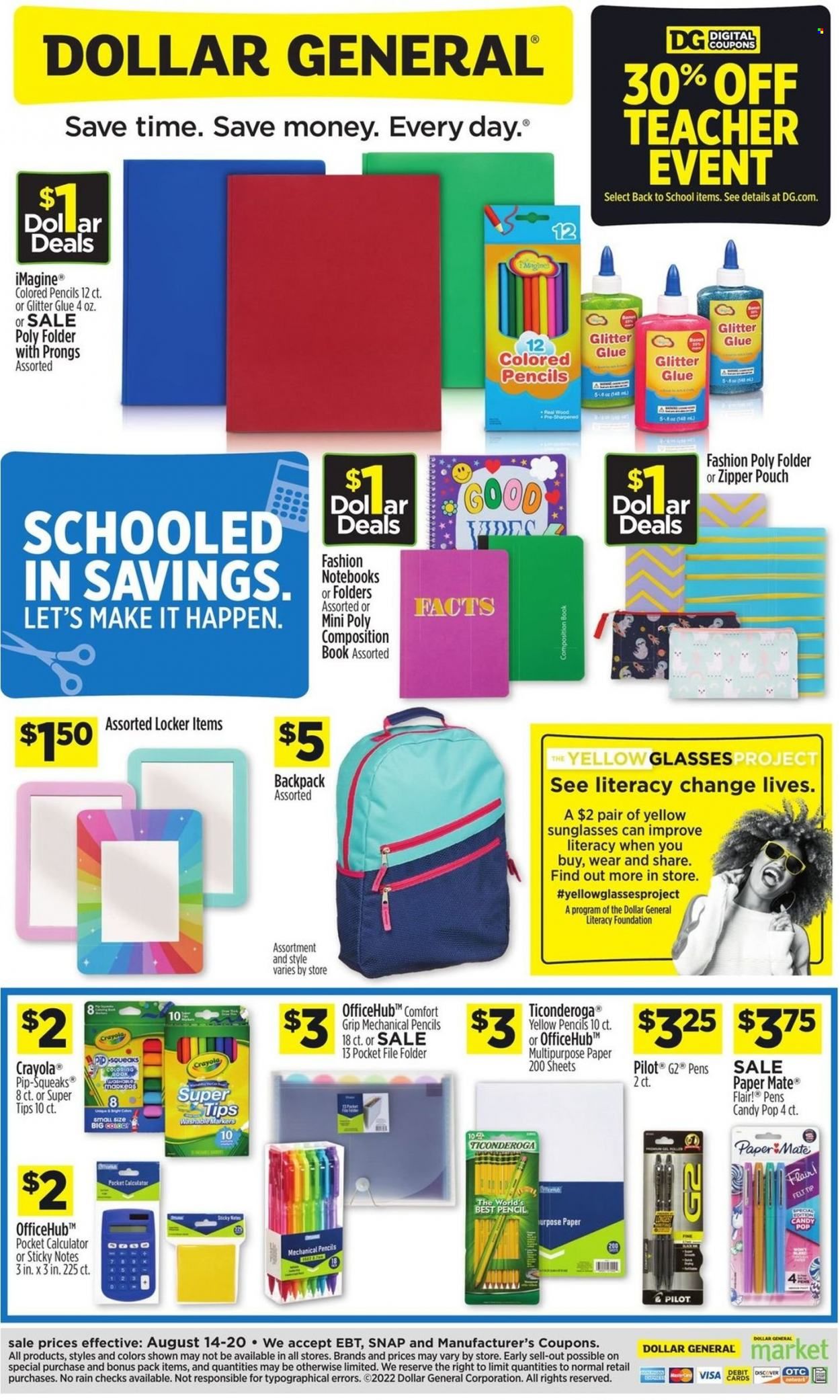 Dollar General Weekly Ad Flyer Specials August 14 to August 20, 2022