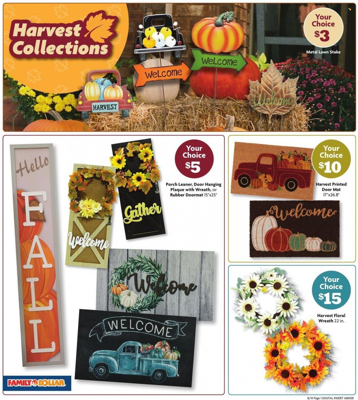 Family Dollar Weekly Ad Flyer Specials August 14 to September 17, 2022