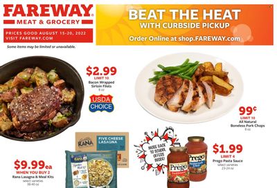 Fareway (IA) Weekly Ad Flyer Specials August 15 to August 20, 2022
