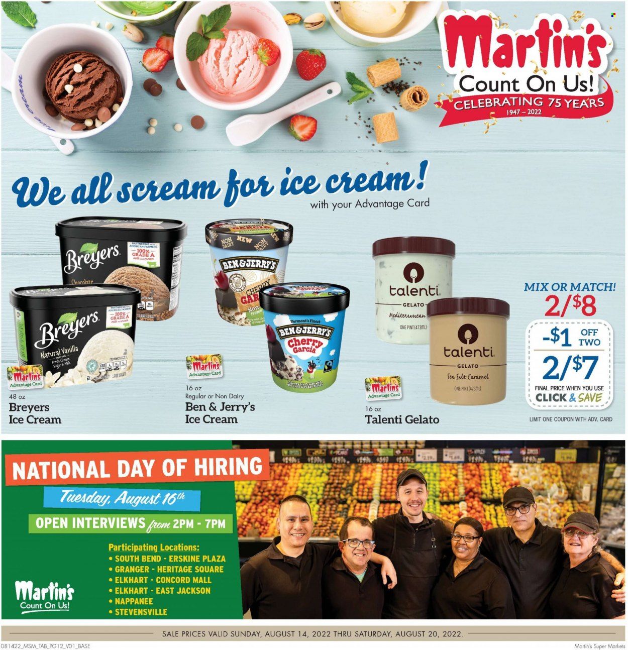 Martin’s (IN, MI) Weekly Ad Flyer Specials August 14 to August 20, 2022