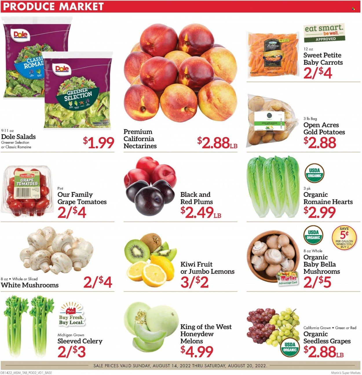 Martin’s (IN, MI) Weekly Ad Flyer Specials August 14 to August 20, 2022