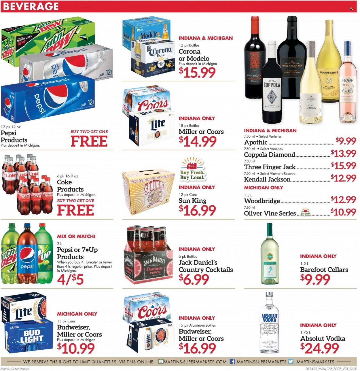Martin’s (IN, MI) Weekly Ad Flyer Specials August 14 to August 20, 2022