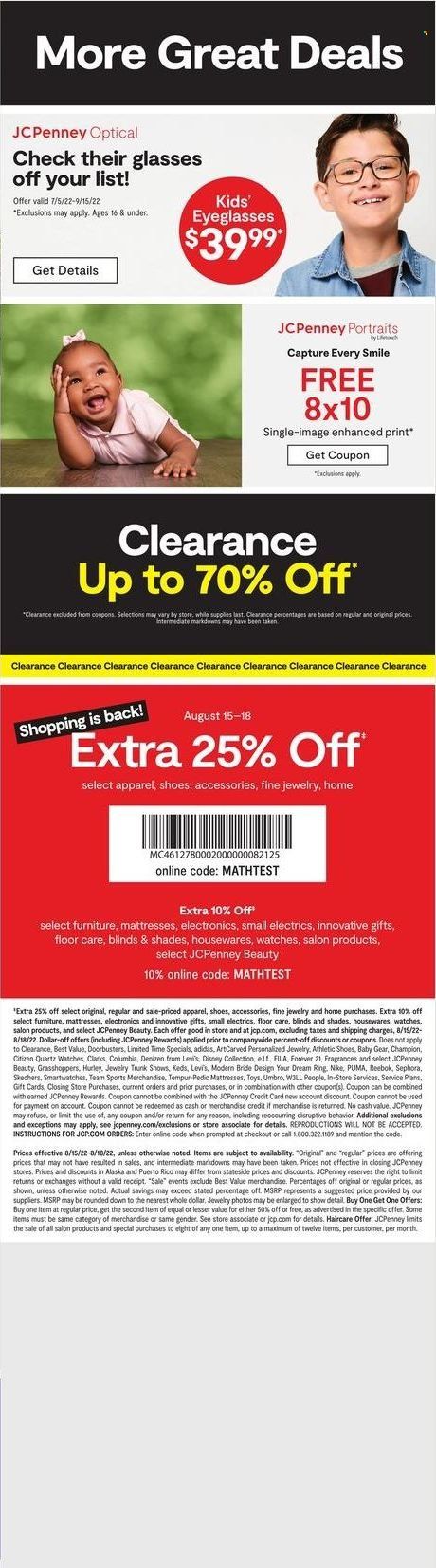 JCPenney Weekly Ad Flyer Specials August 15 to August 18, 2022