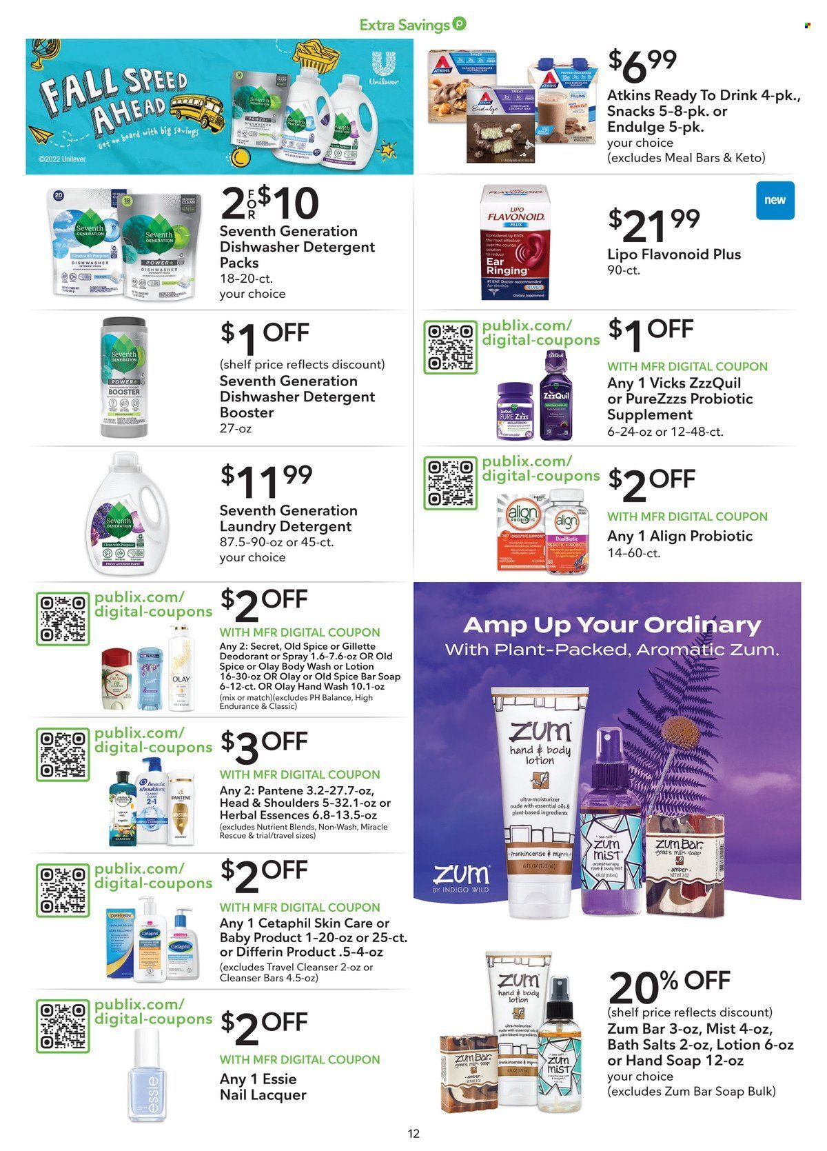 Publix (AL, FL, GA, NC, SC, TN) Weekly Ad Flyer Specials August 13 to August 26, 2022