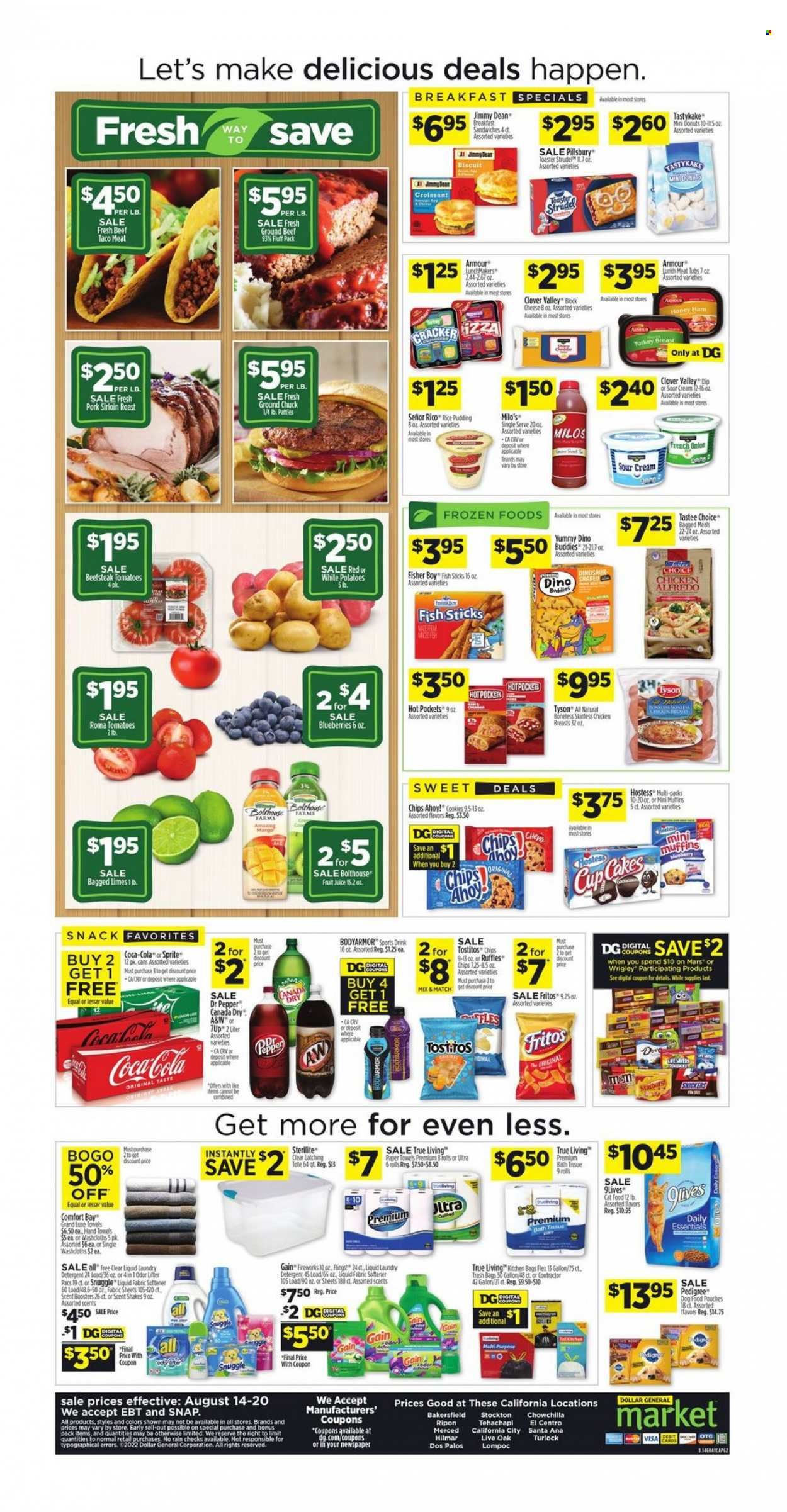 Dollar General (CA) Weekly Ad Flyer Specials August 14 to August 20, 2022