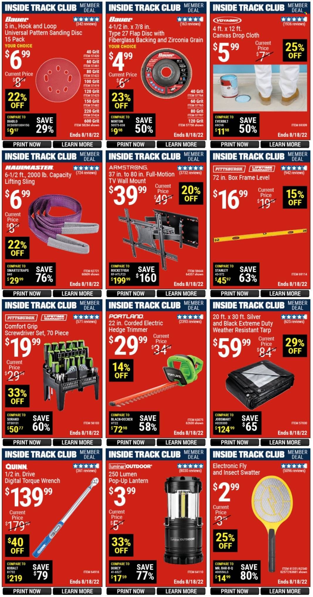 Harbor Freight Weekly Ad Flyer Specials August 15 to August 18, 2022