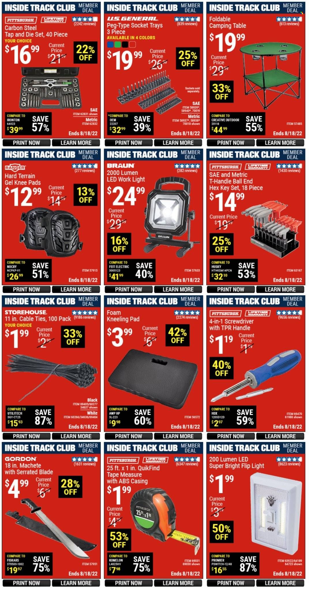Harbor Freight Weekly Ad Flyer Specials August 15 to August 18, 2022