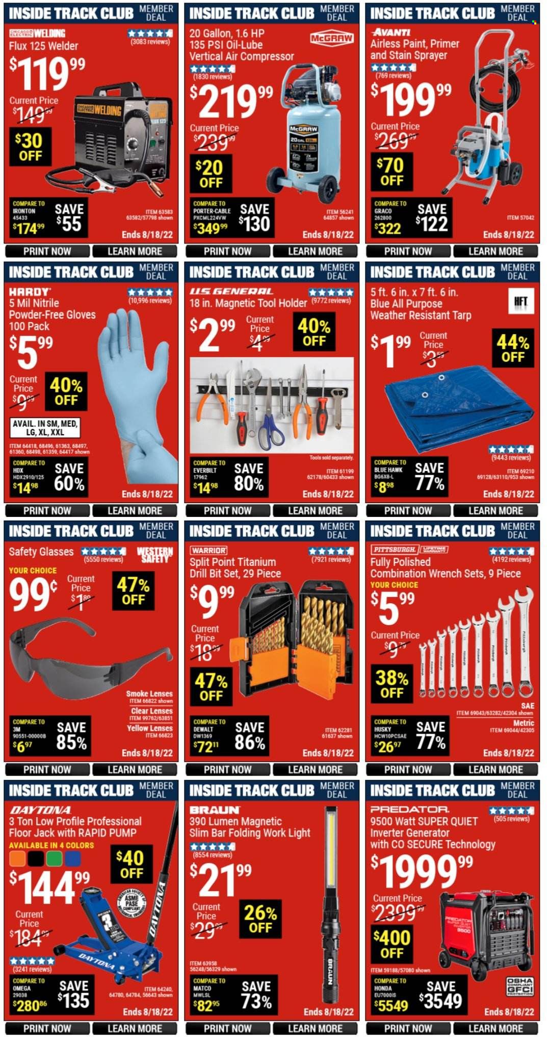 Harbor Freight Weekly Ad Flyer Specials August 15 to August 18, 2022