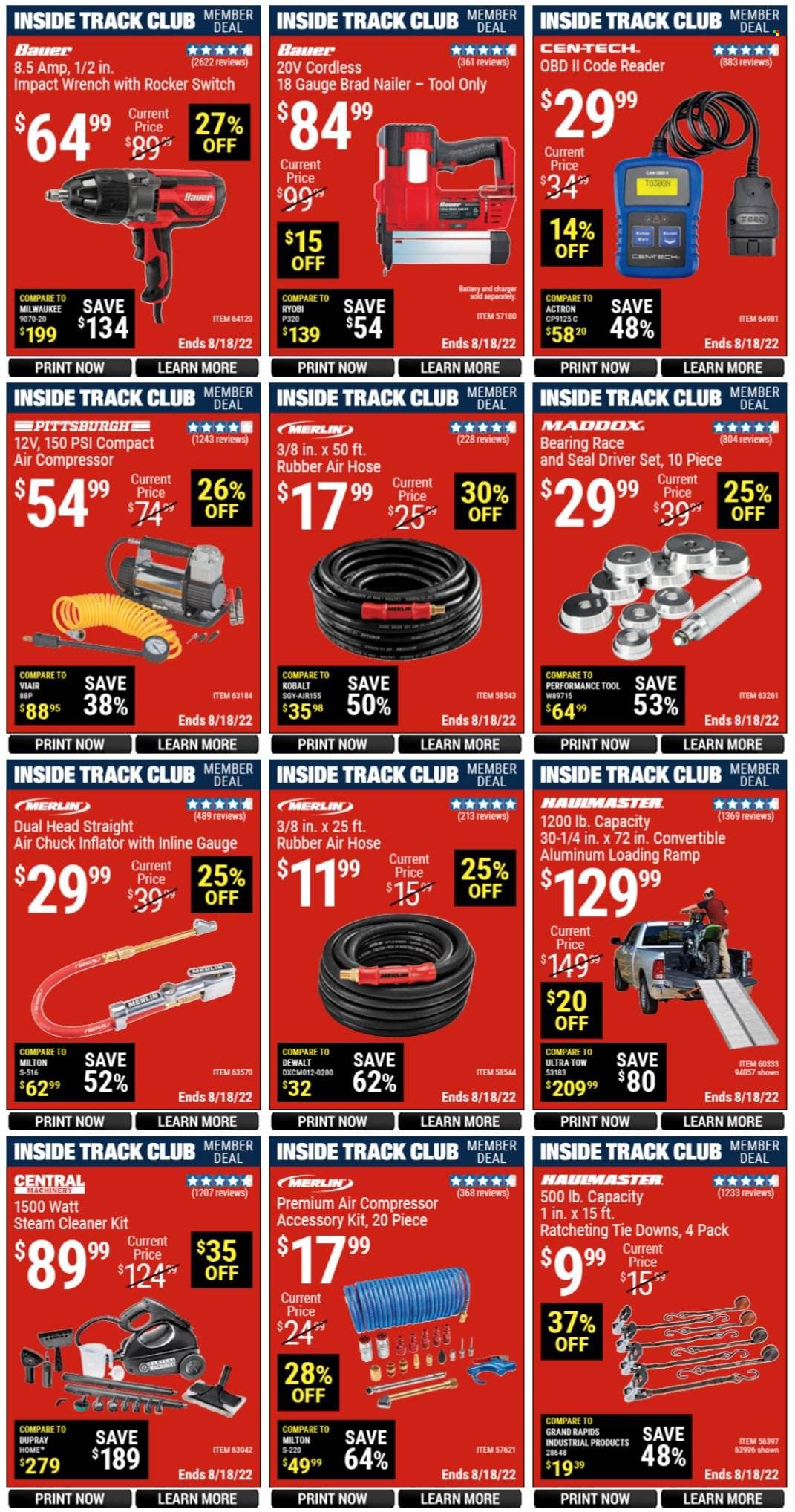 Harbor Freight Weekly Ad Flyer Specials August 15 to August 18, 2022