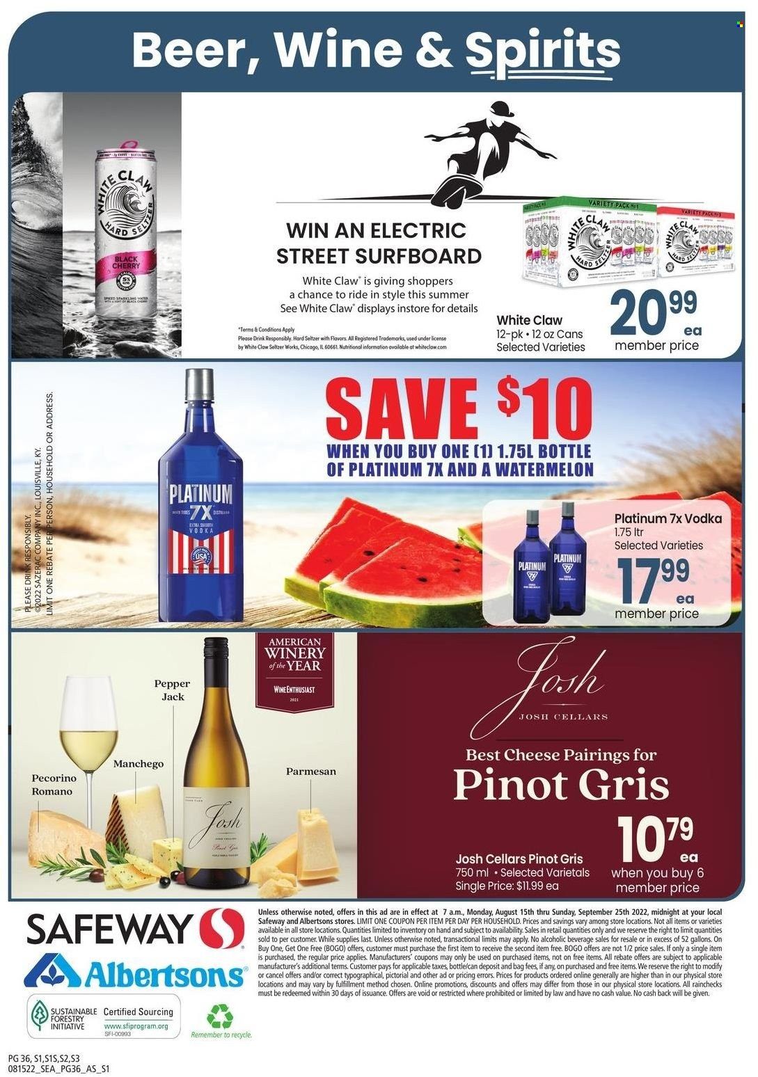 Safeway (WA) Weekly Ad Flyer Specials August 15 to September 25, 2022
