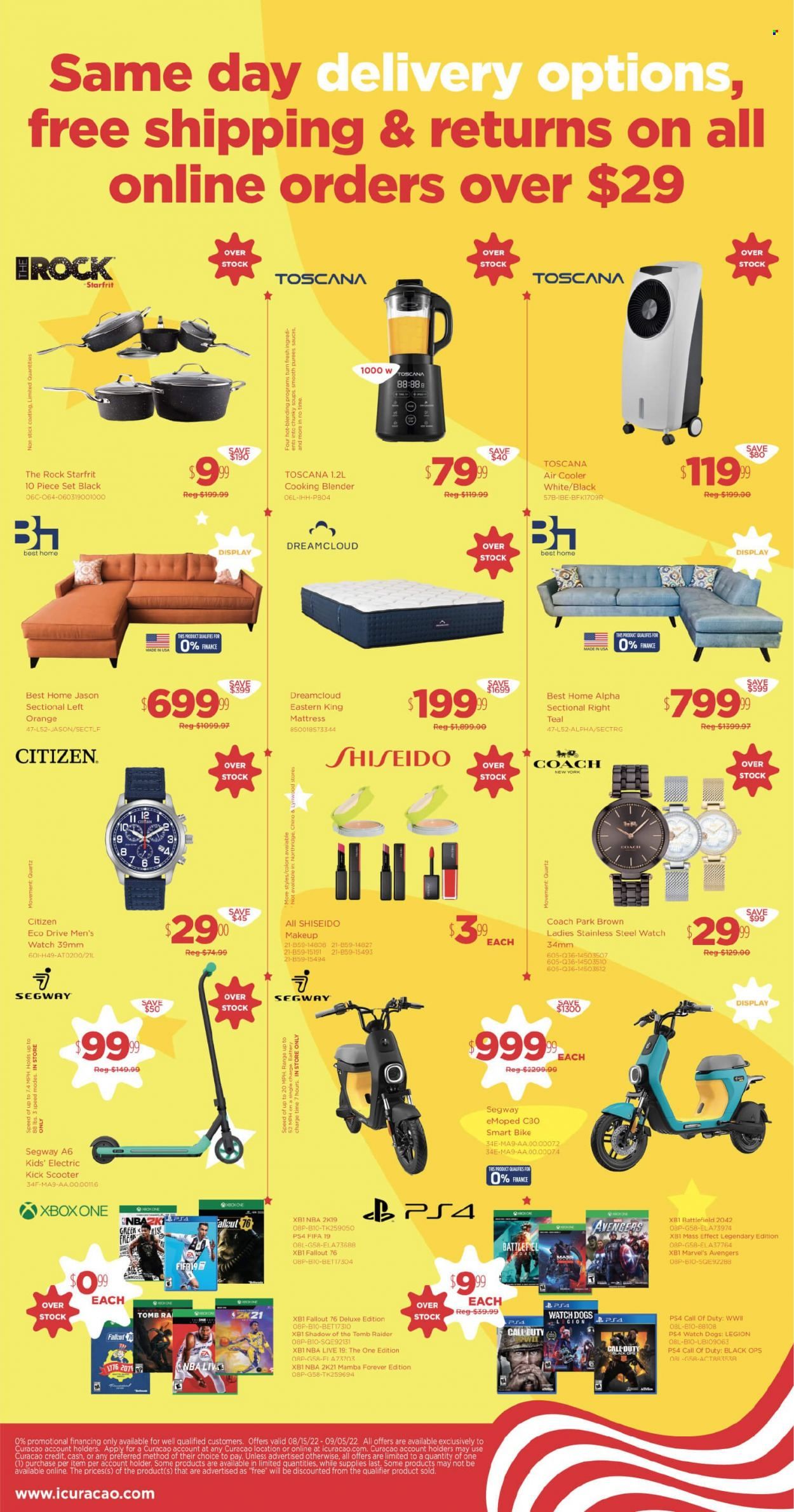 Curacao (AZ, CA, NV) Weekly Ad Flyer Specials August 15 to September 5, 2022