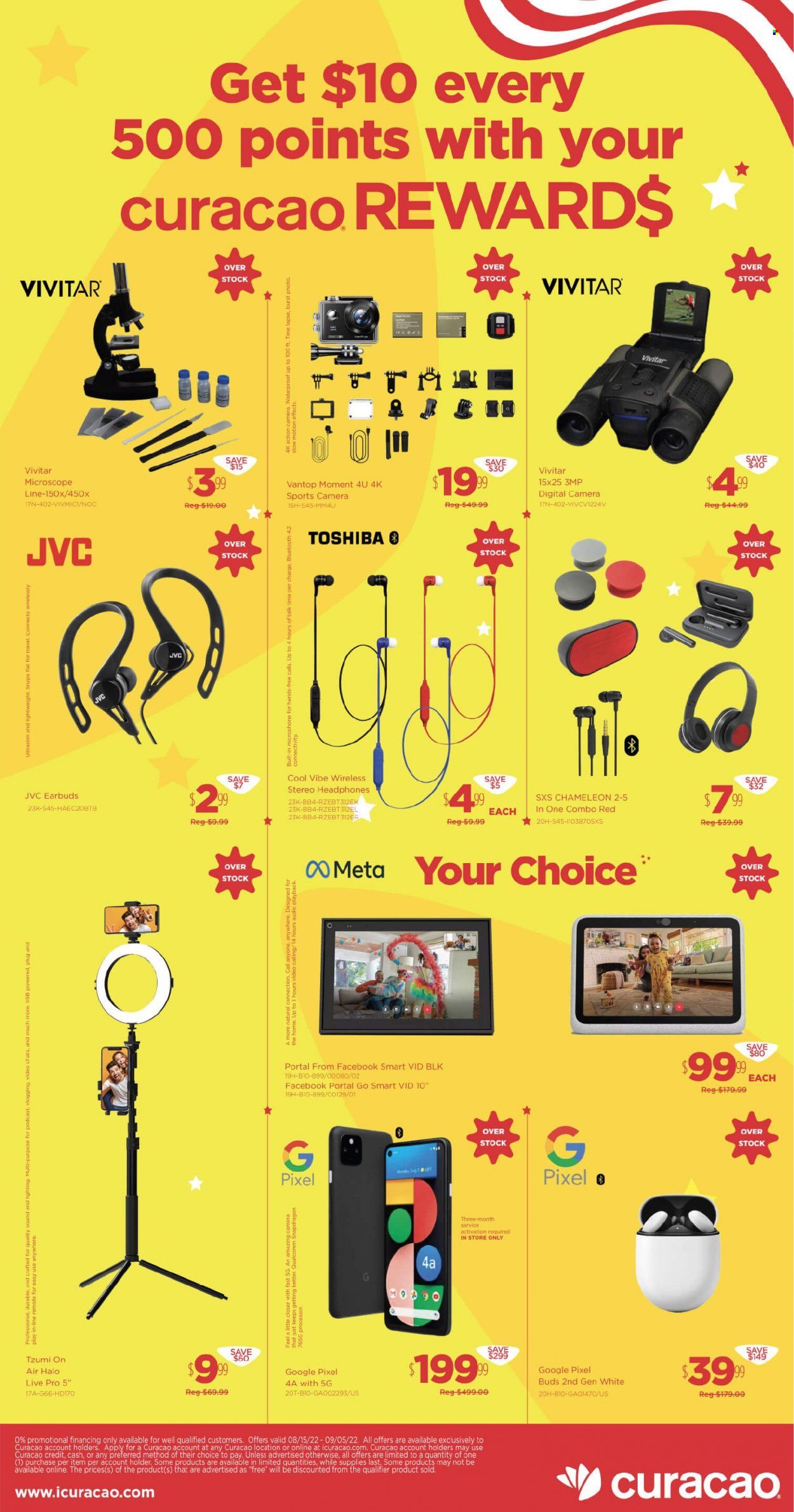 Curacao (AZ, CA, NV) Weekly Ad Flyer Specials August 15 to September 5, 2022