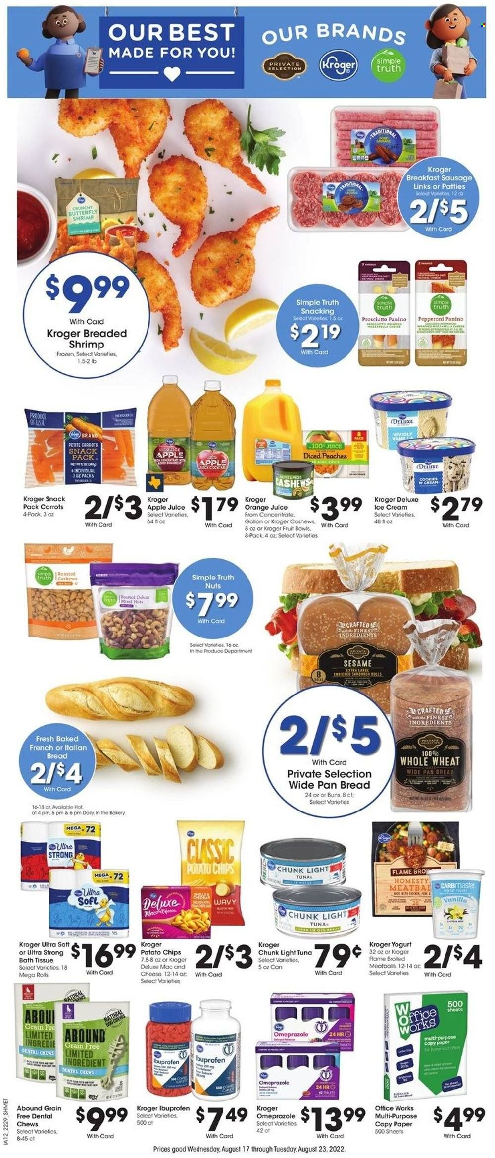 Kroger (GA, IL, LA, MI, OK, SC, TN, TX, VA) Weekly Ad Flyer Specials August 17 to August 23, 2022