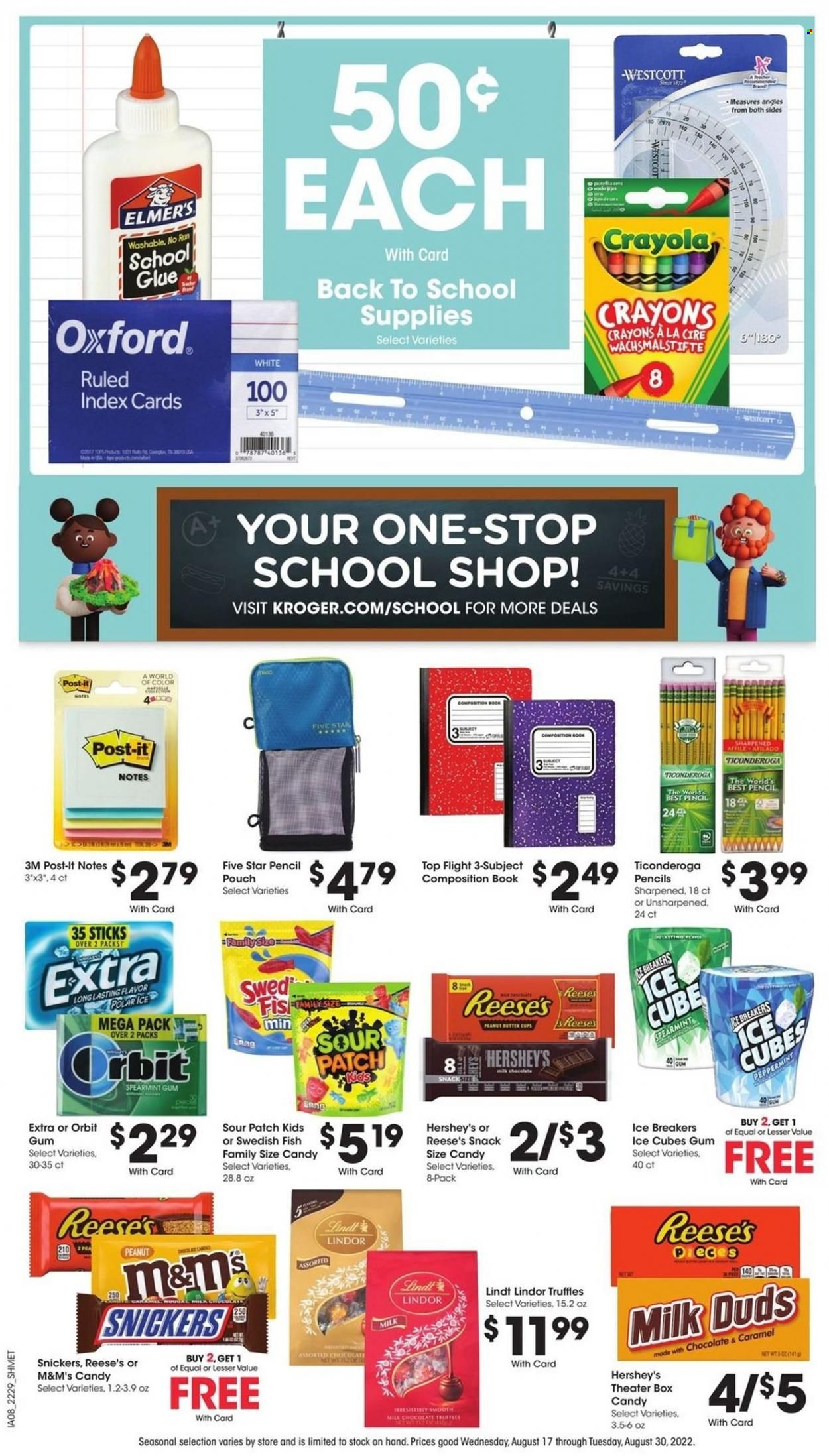 Kroger (GA, IL, LA, MI, OK, SC, TN, TX, VA) Weekly Ad Flyer Specials August 17 to August 23, 2022