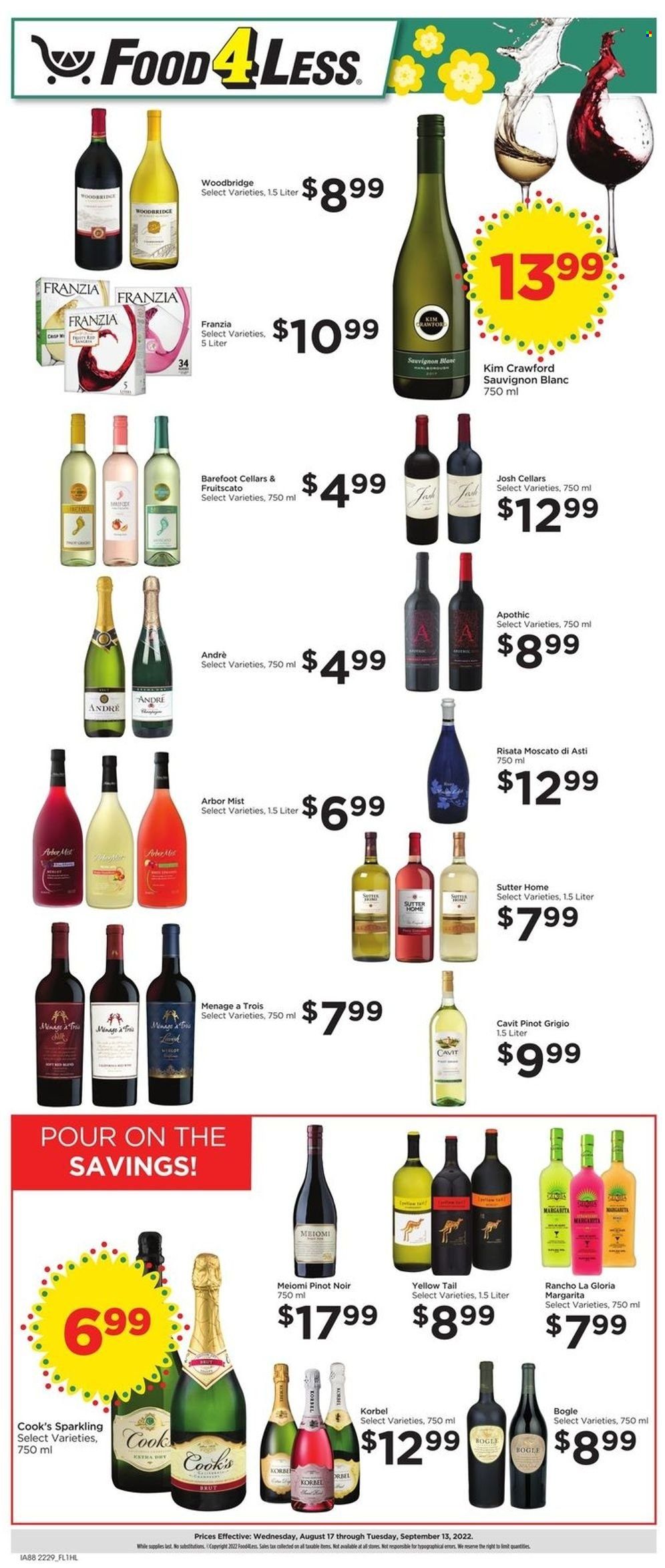 Food 4 Less (CA) Weekly Ad Flyer Specials August 17 to September 13, 2022