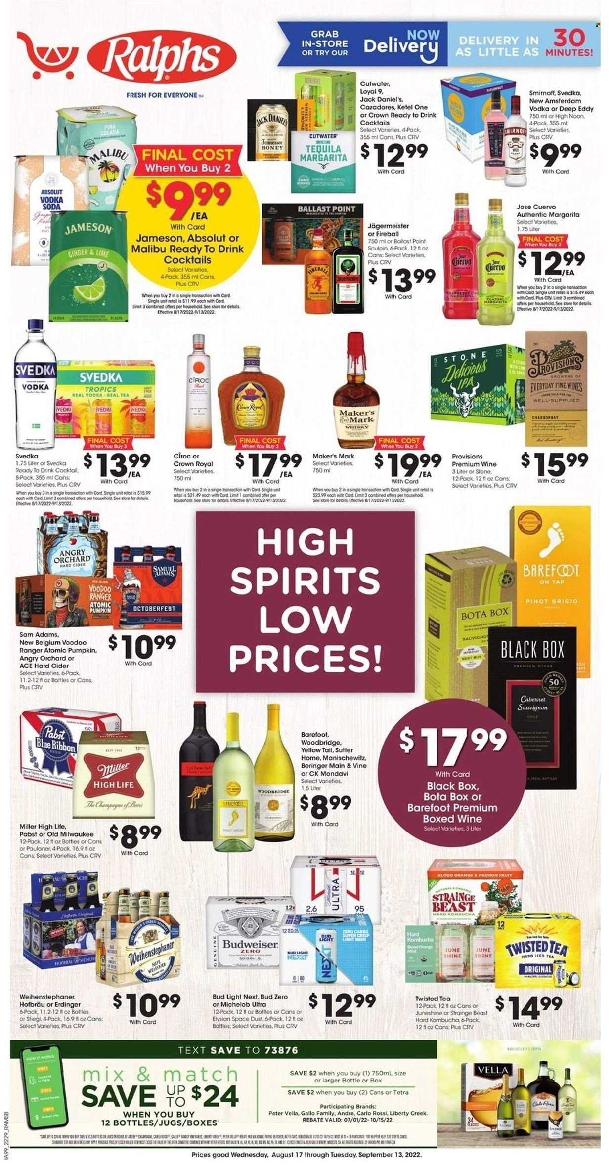 Ralphs (MD, NC, VA) Weekly Ad Flyer Specials August 17 to September 13, 2022